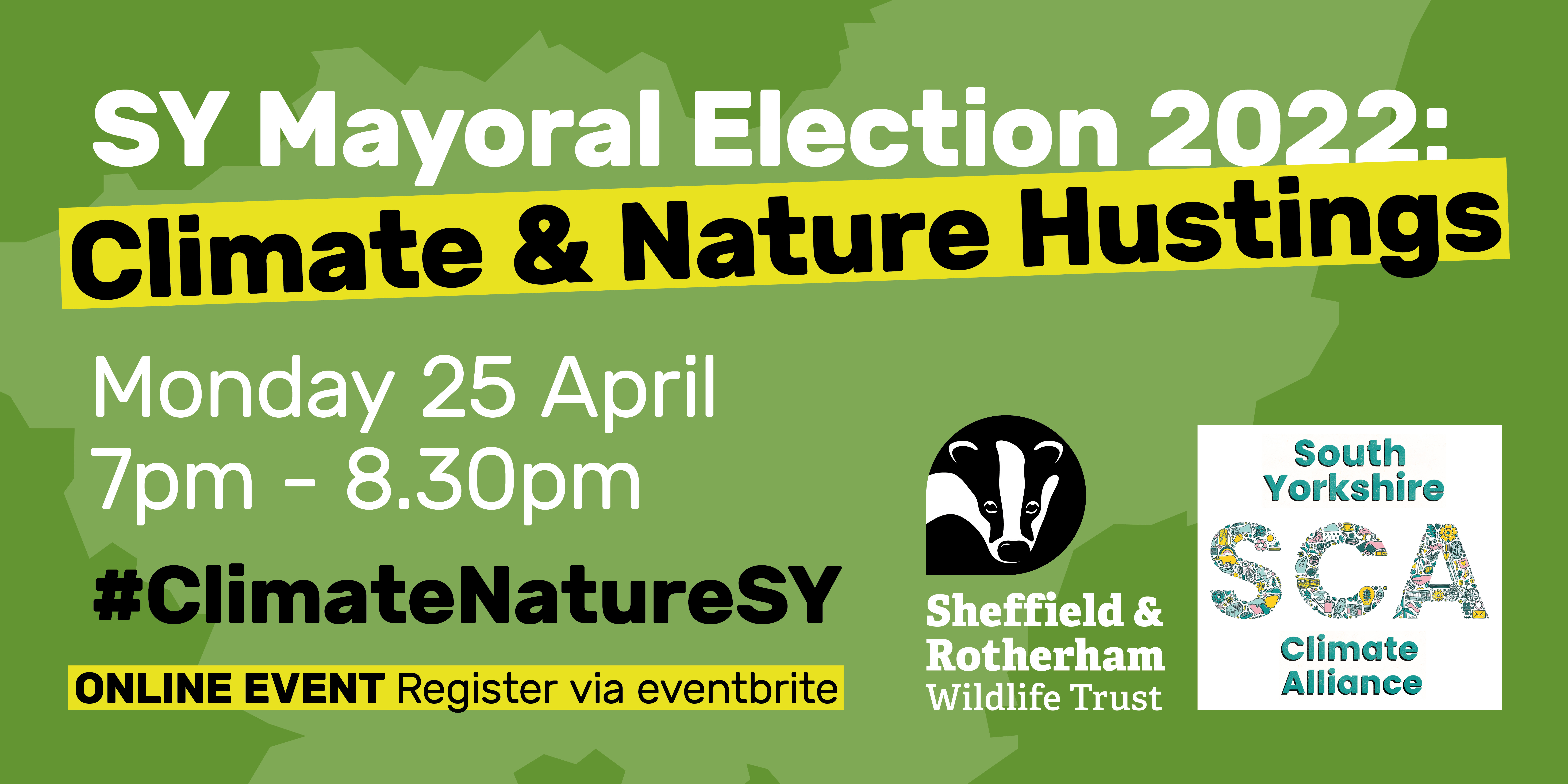 SY Mayoral Election 2022 Climate and Nature Hustings image