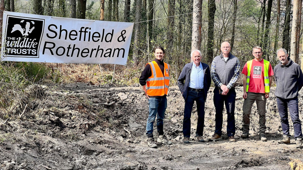 Partners from the Environment Agency, Sheffield City Council and Sheffield & Rotherham Wildlife Trust