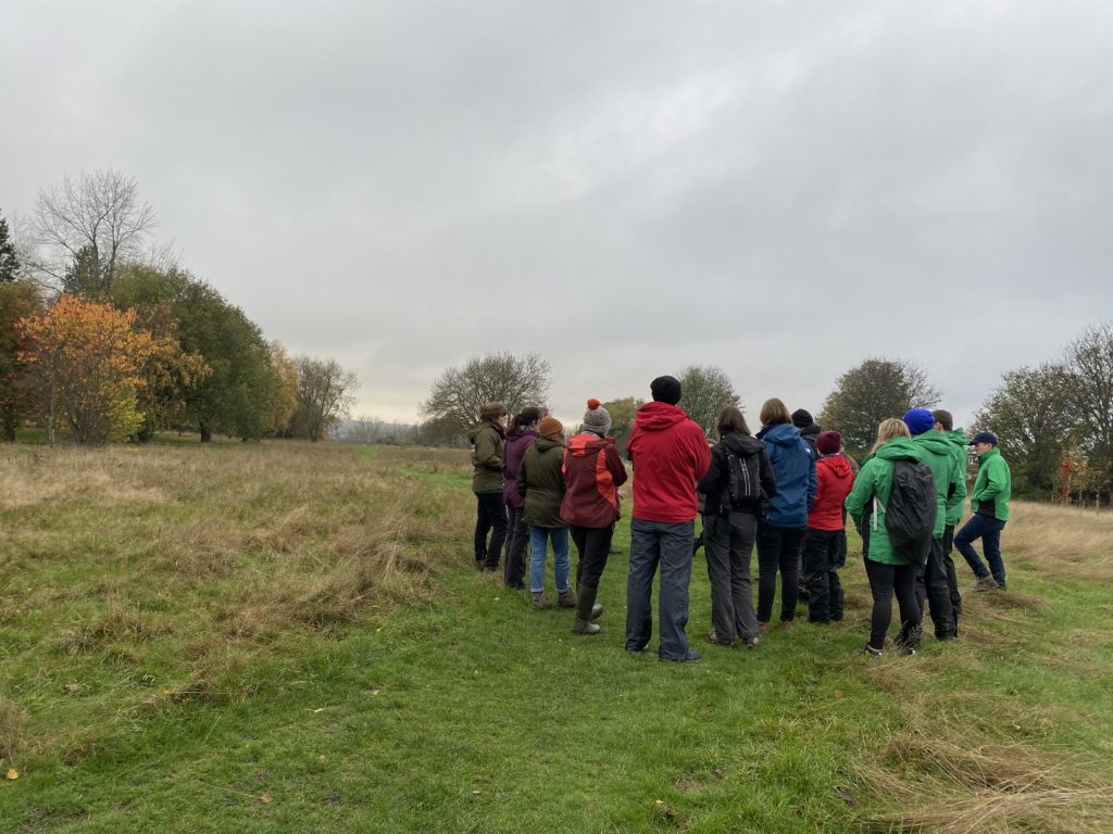 The South Yorkshire Woodland Partnership and colleagues from other agencies visiting site in south Leeds which had overcome both environmental and social pressures.