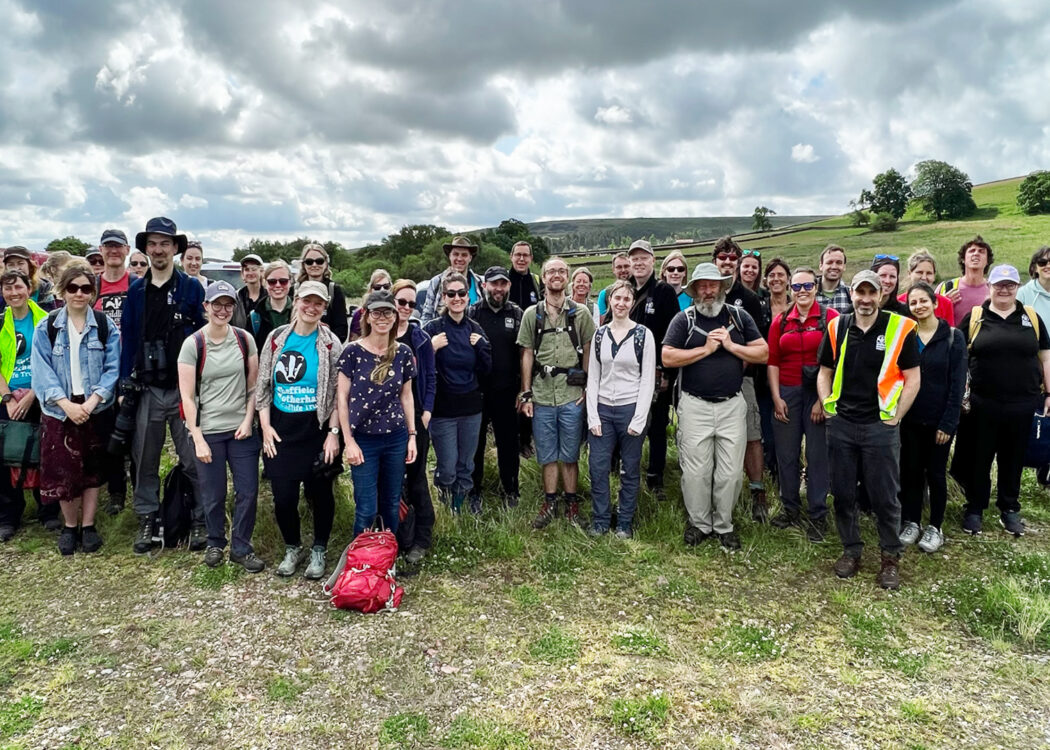 The Sheffield & Rotherham Wildlife Trust Team visit Ughill Farm in June 2023. Photo: James Hargreaves