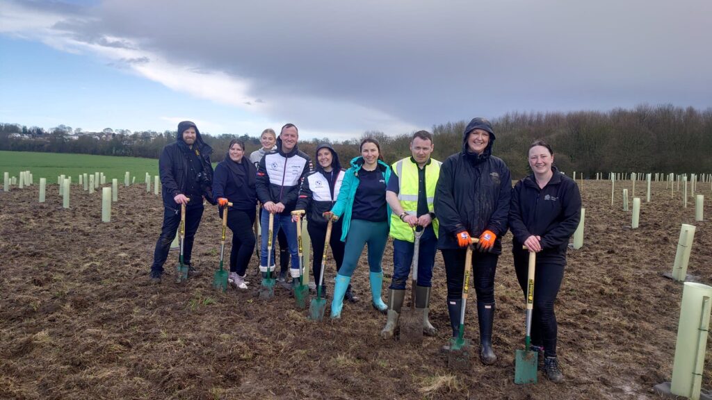 Staff at Synetiq attended a corporate planting day at the Skellow site on 23rd March 2023, where 60 trees were planted by 10 members of staff.