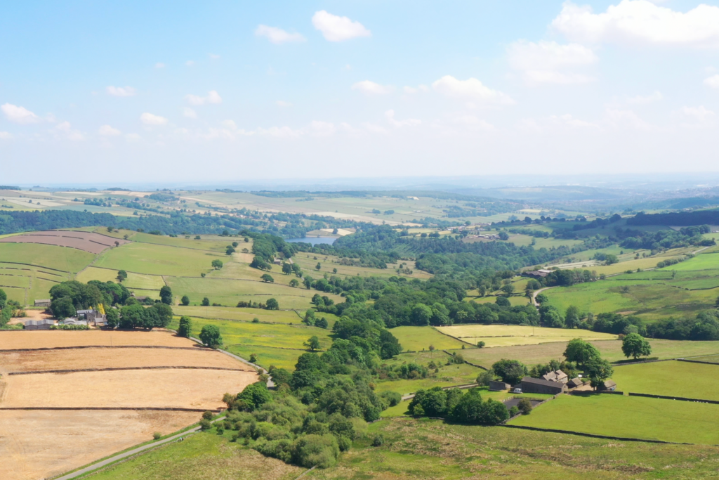 Overhead view of UGHILL FARM