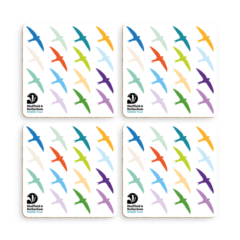 Swift Screaming Party Coaster Set: Pack of 4