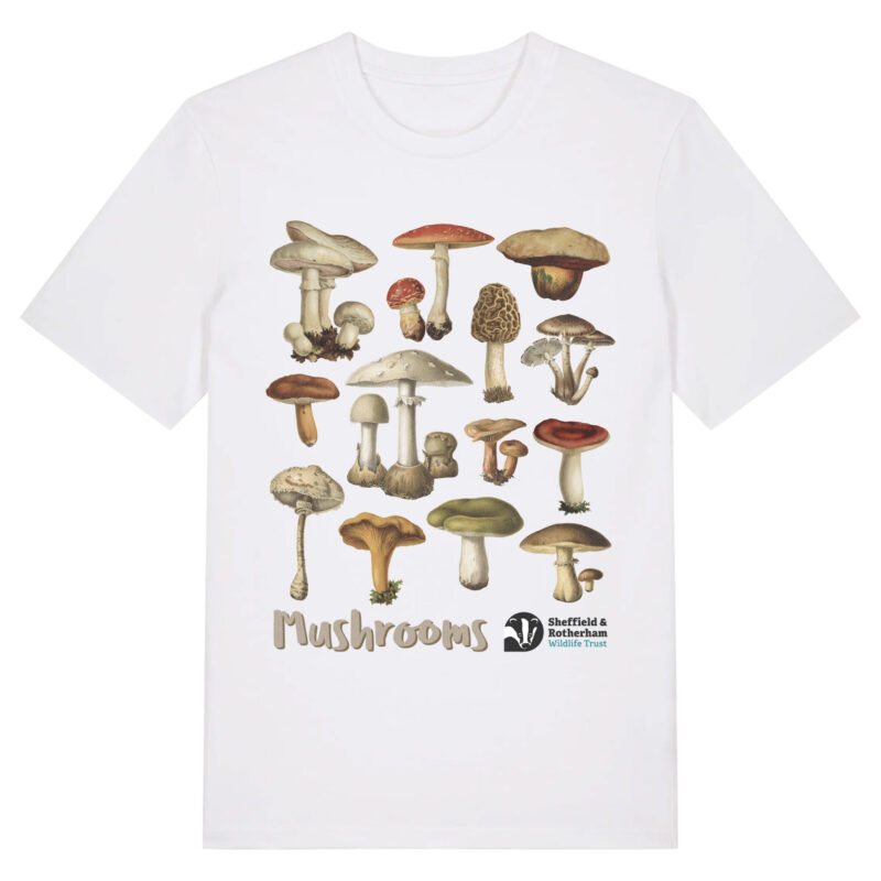 Mushrooms Premium Organic T-Shirt: White