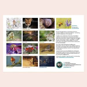 Sheffield & Rotherham Wildlife Trust Calendar 2026