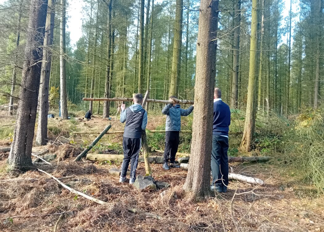 Young people taking part in a Youth Rangers session