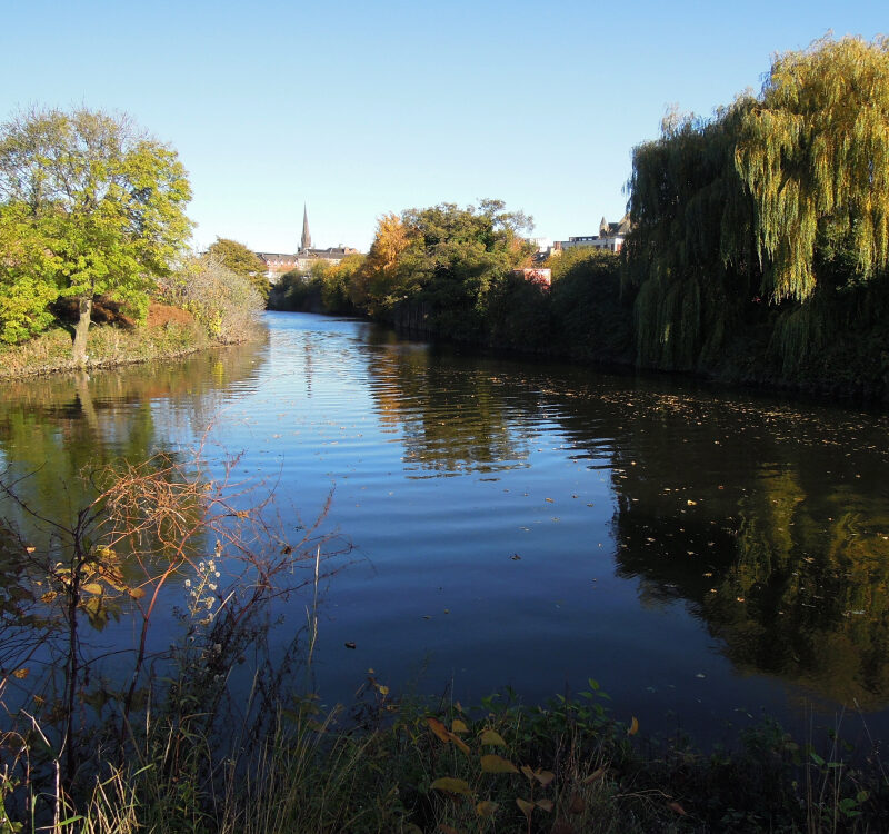 A view of the River Don in Rotherham