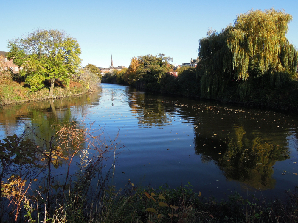 A view of the River Don in Rotherham