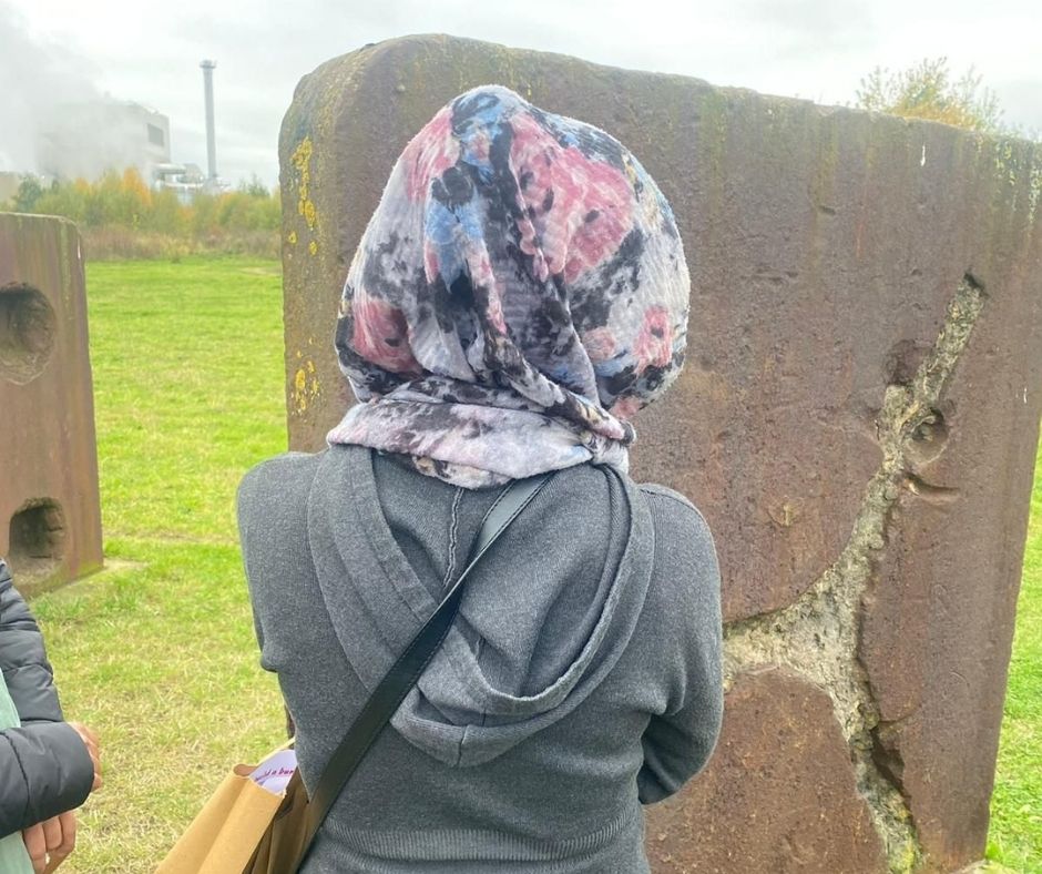 Tinsley Chai group Reflecting on heritage at Centenary Riverside ©Zahira Naz