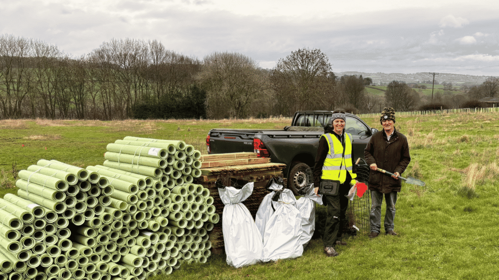 Woodland Planting Equipment on Roger Royce Farm, credit SYWP