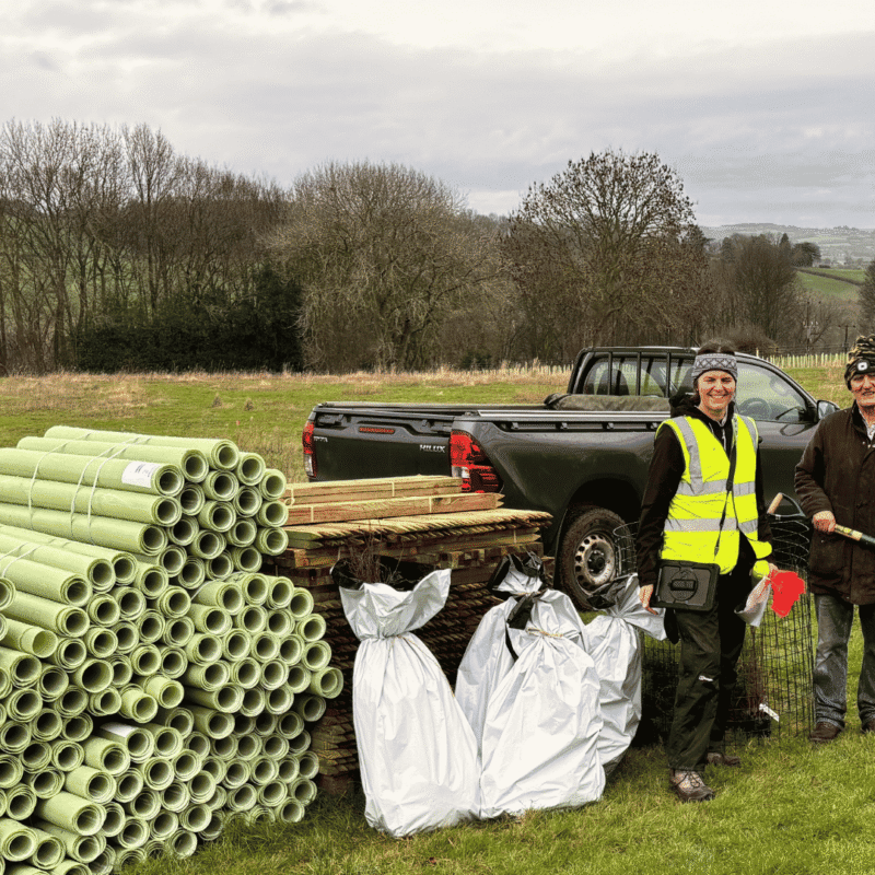 Woodland Planting Equipment on Roger Royce Farm, credit SYWP