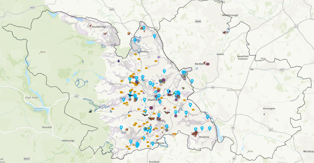 Community Action for Nature Map_Screenshot